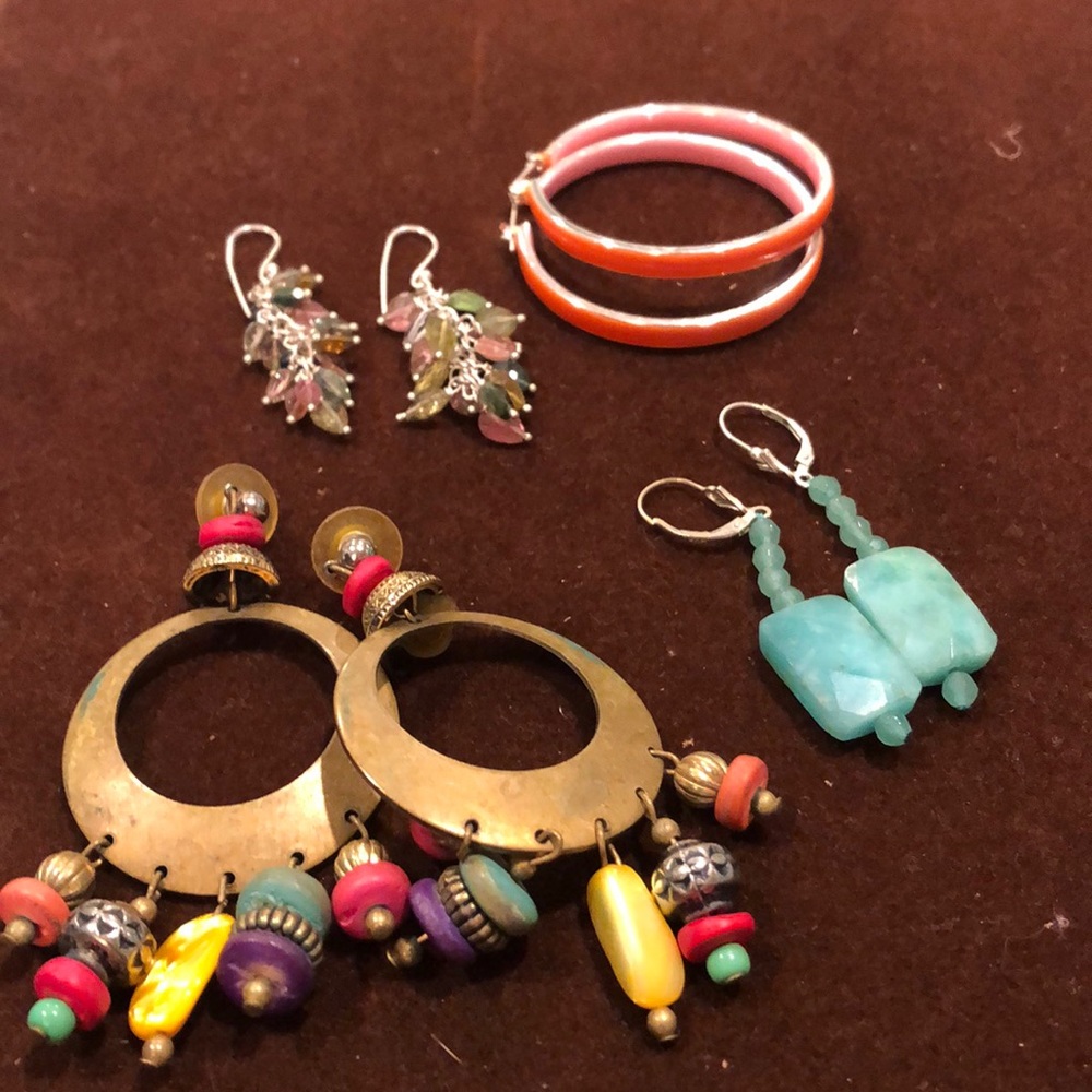 4 Pairs of Earrings